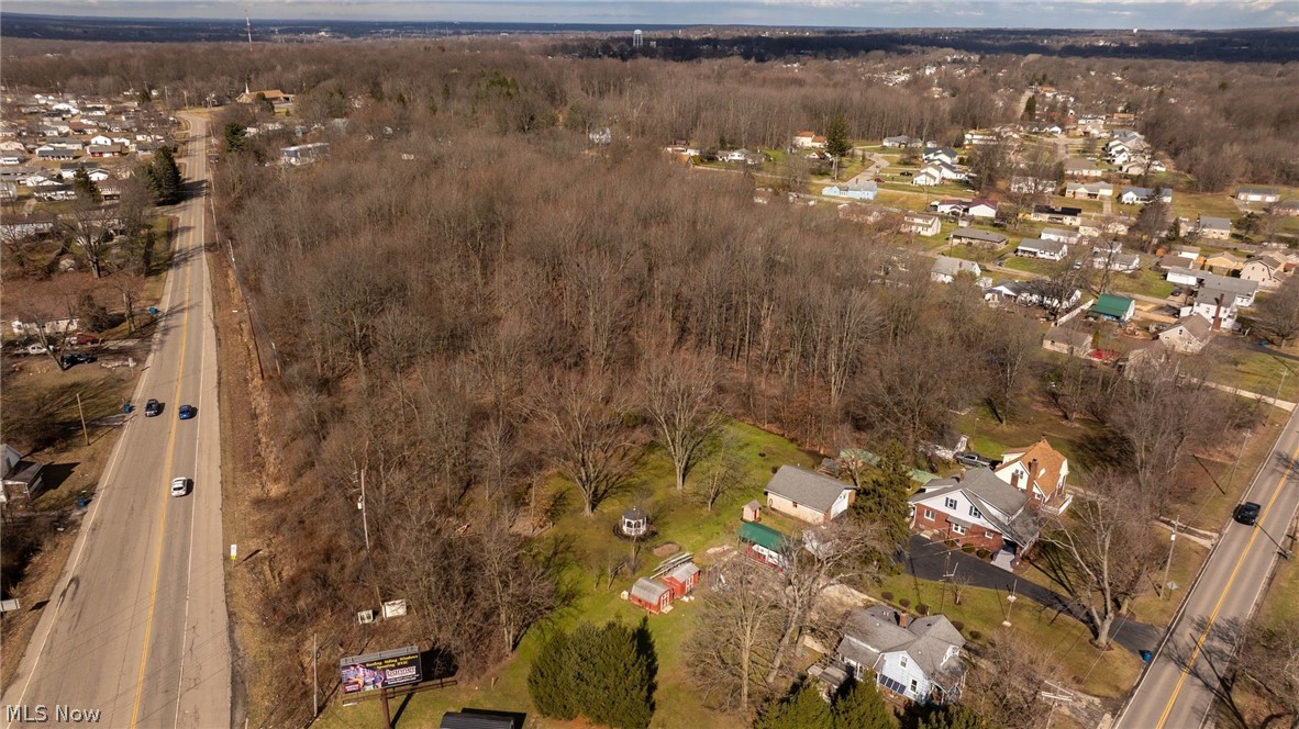 0 Salt Springs Road McDonald, OH 44437 - Photo 2 of 13 Aerial view of property's location with nearby suburban area