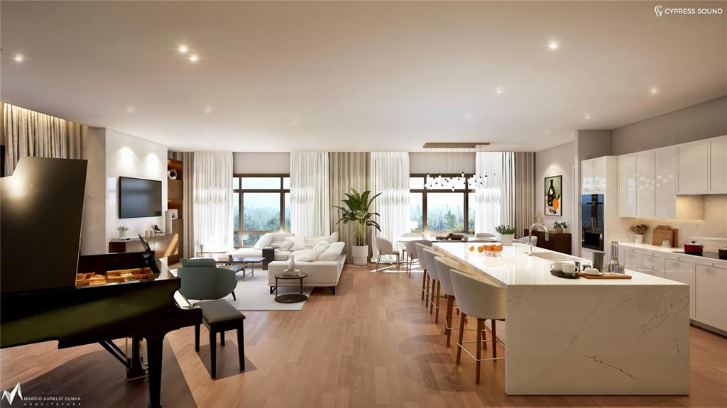 10009 Crisbert Ct Road, Unit 504E Orlando, FL 32836 - Photo 4 of 14 a room with stainless steel appliances living room dining room and livingroom view