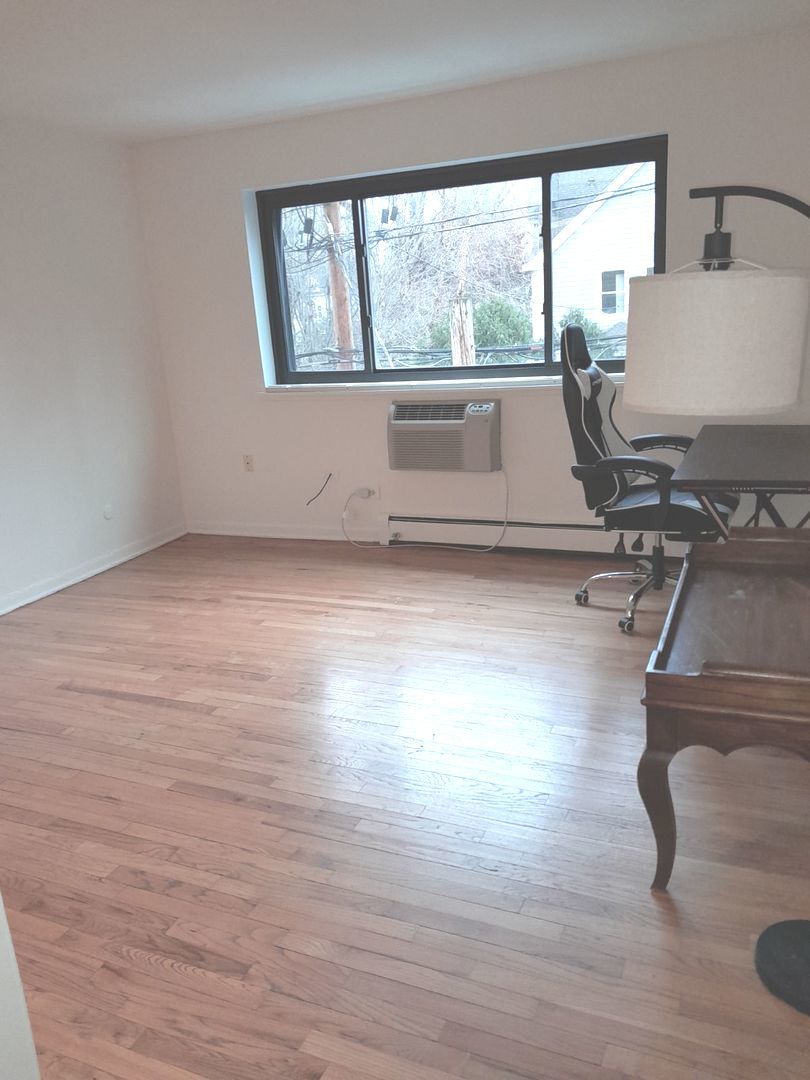 540 West Roscoe Street, Unit 382 Chicago, IL 60657 - Photo 7 of 13 a view of workspace with wooden floor and windows