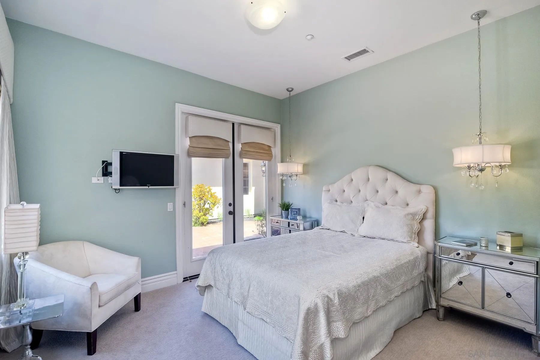 14050 Lake Poway Road Poway, CA 92064 - Photo 13 of 29 a spacious bedroom with a bed and ceiling fan