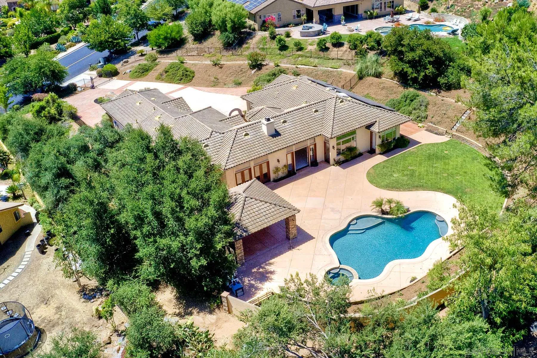 14050 Lake Poway Road Poway, CA 92064 - Photo 3 of 29 an aerial view of residential houses with outdoor space