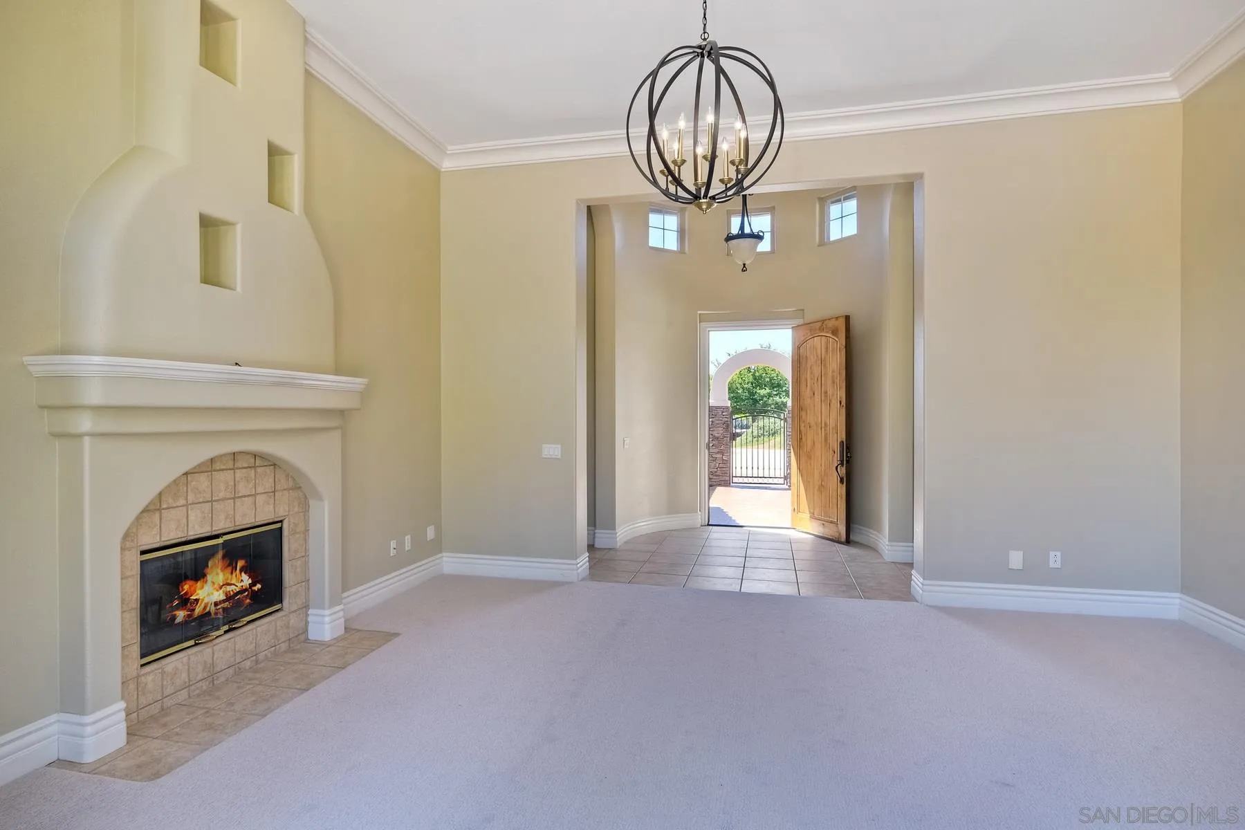 14050 Lake Poway Road Poway, CA 92064 - Photo 5 of 29 a view of empty room with fireplace