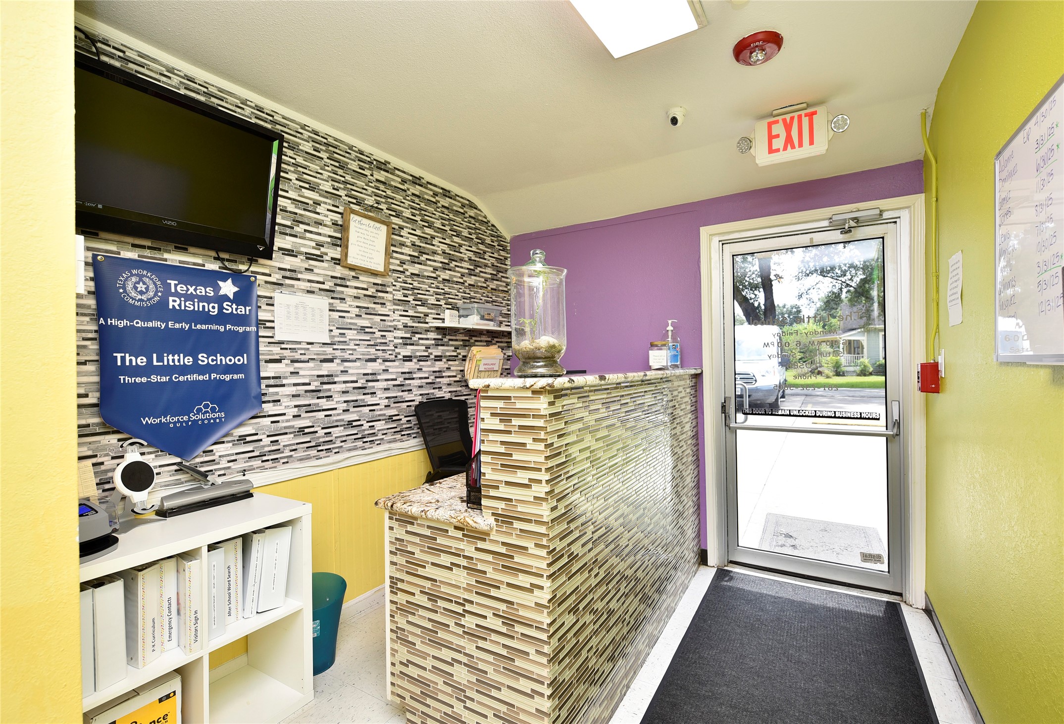 1220 Mulcahy Street Rosenberg, TX 77471 - Photo 9 of 41 a living room with fireplace furniture and a flat screen tv