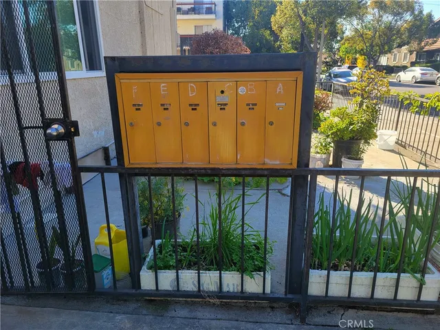 a view of front door