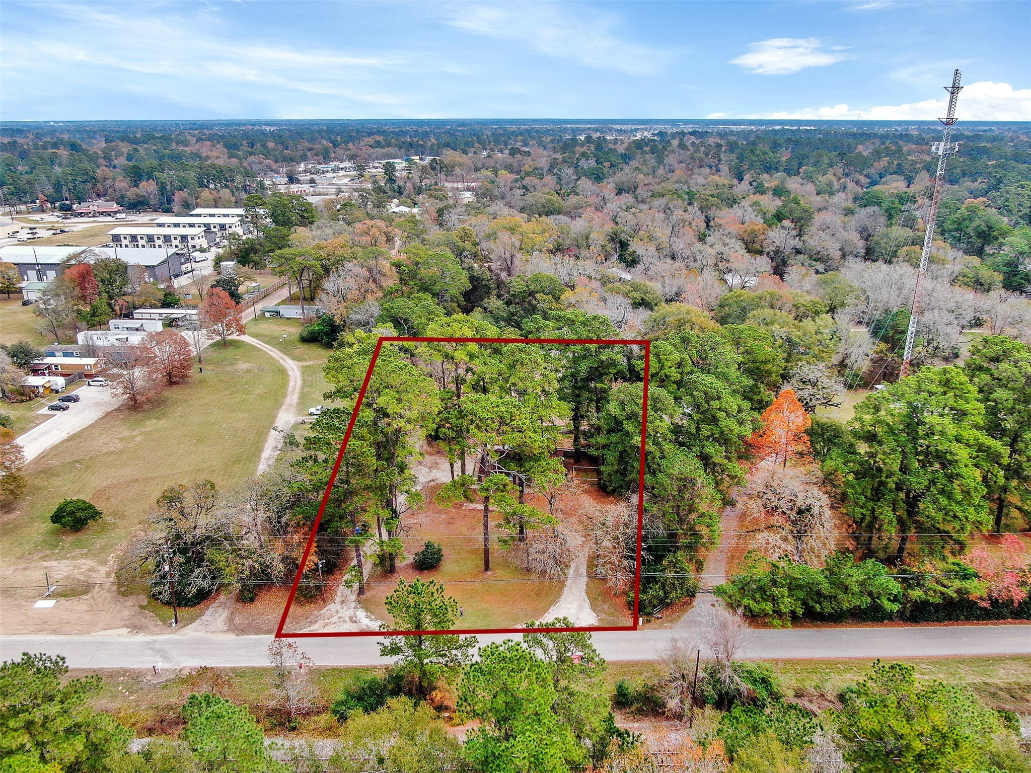29806 Lazy Lane Spring, TX 77386 - Photo 19 of 22 an aerial view of residential houses with outdoor space