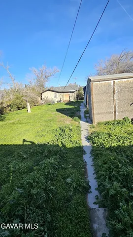 a swimming pool with an outdoor space