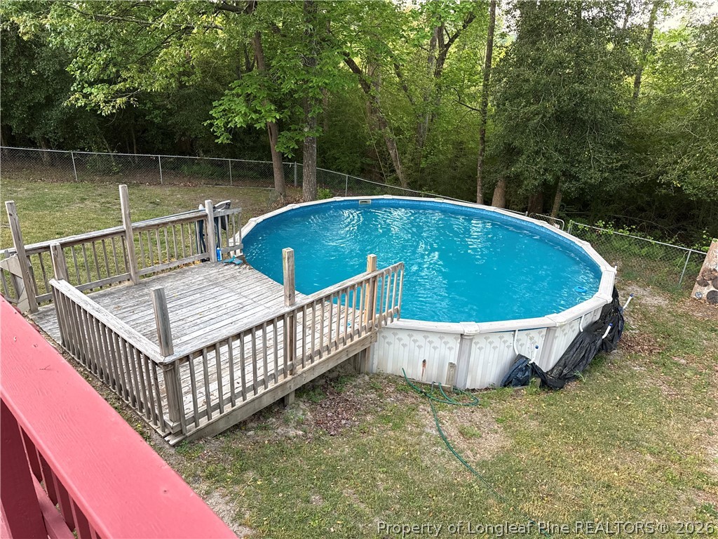 212 Finch Road Fayetteville, NC 28306 - Photo 44 of 50 Pool has a new pump, fresh filter and running great, ready for you to cool off after a long day.