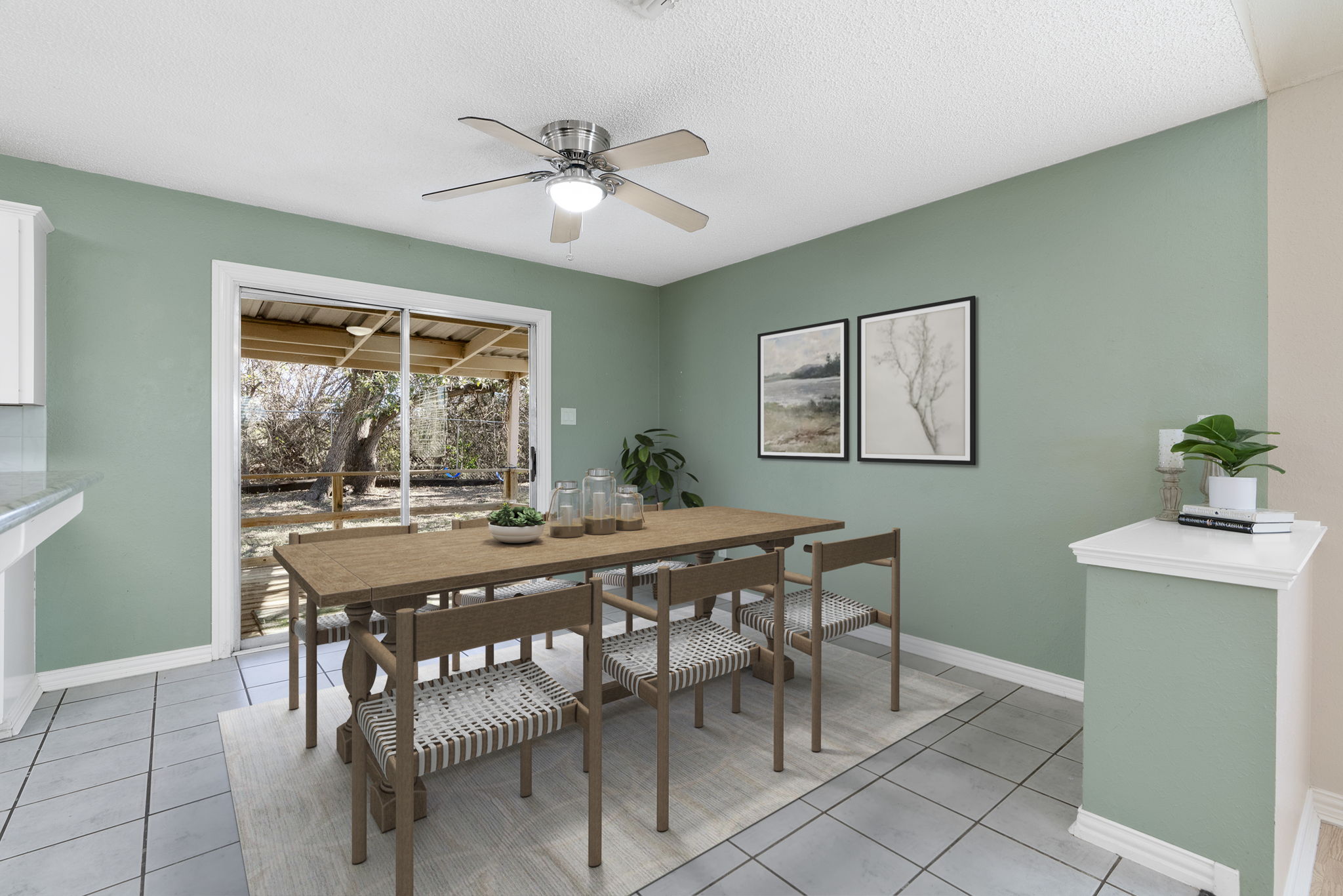 500 Grand Prairie Circle Dripping Springs, TX 78620 - Photo 3 of 40 a view of a dining room with furniture window and outside view