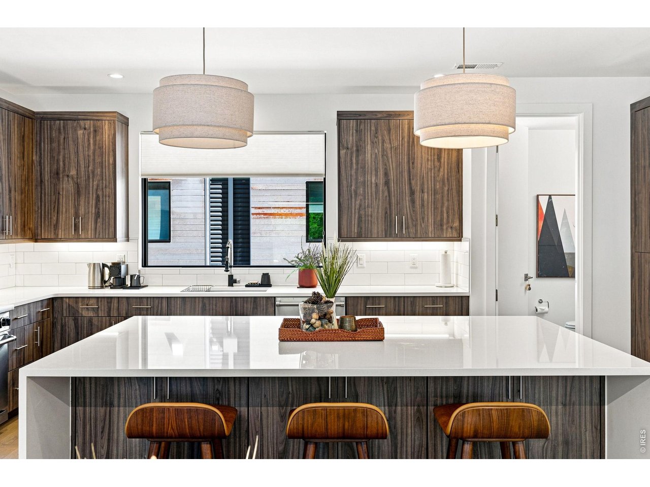 2467 Walnut Street Boulder, CO 80302 - Photo 23 of 49 Waterfall quartz island designed for gathering