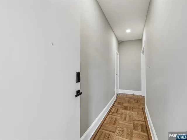 a view of hallway with window