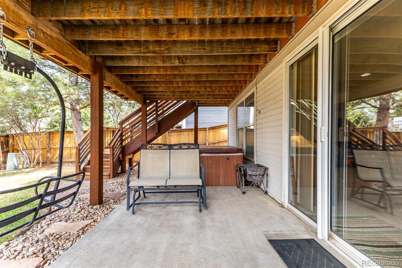 707 Huntington Place Highlands Ranch, CO 80126 - Photo 42 of 50 a view of porch with seating space