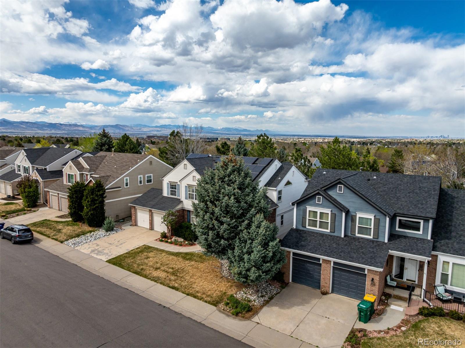 707 Huntington Place Highlands Ranch, CO 80126 - Photo 46 of 50 an aerial view of a house