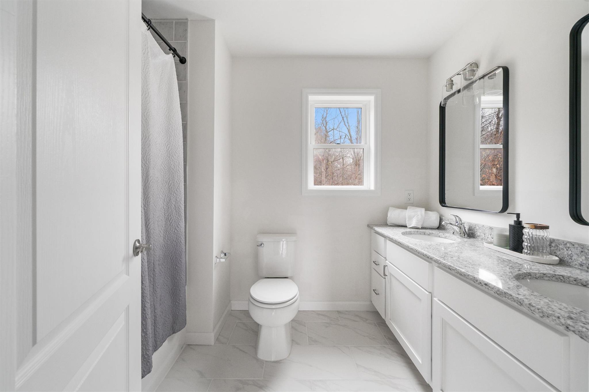 2685 Gregory Street Yorktown Heights, NY 10598 - Photo 32 of 35 Bathroom with a shower with curtain, vanity, and toilet
