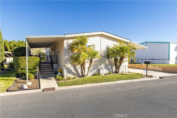 a view of a building with a park