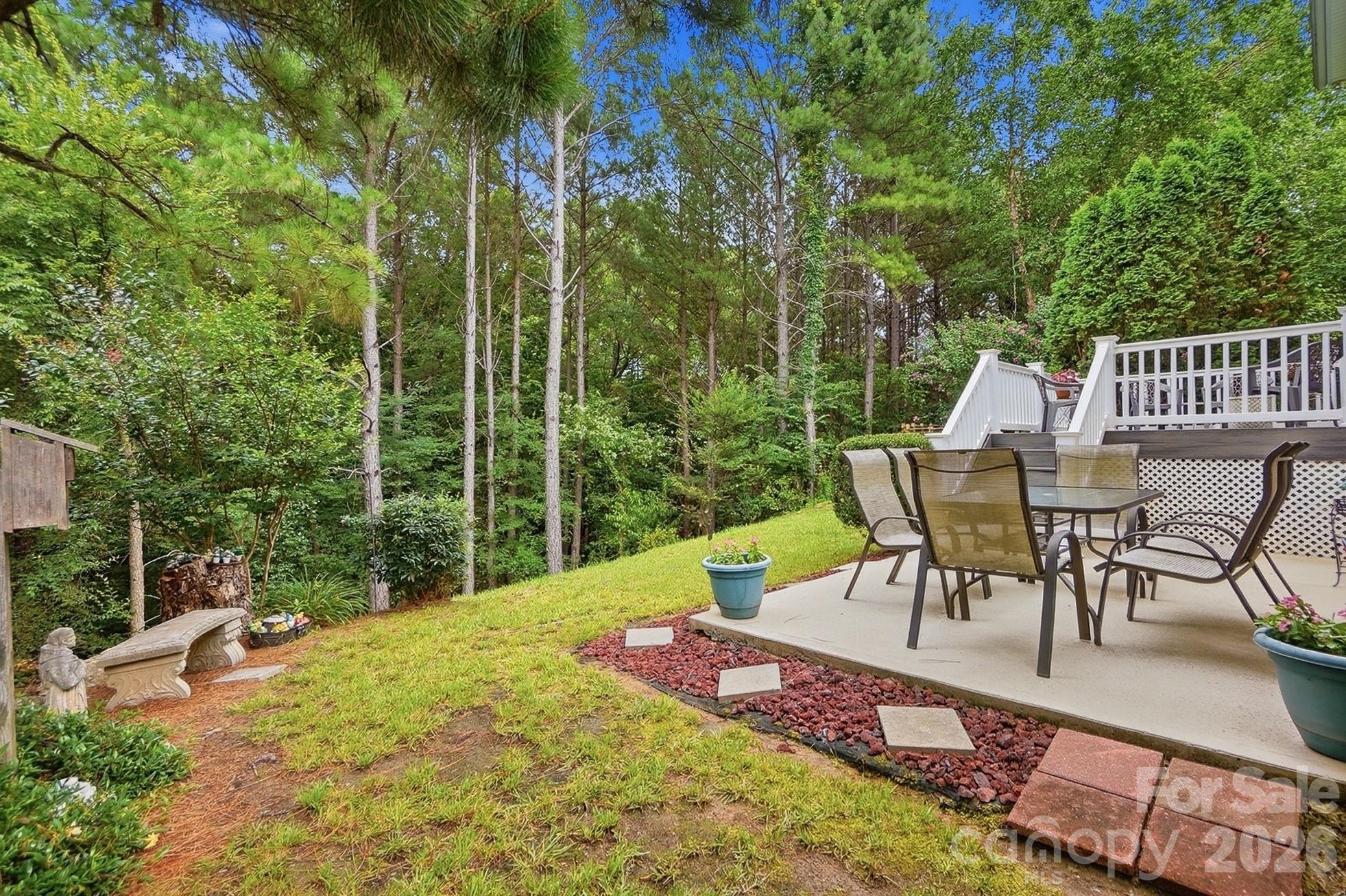 442 Sugar Maple Drive Tega Cay, SC 29708 - Photo 35 of 48 a view of a chairs and table in the patio