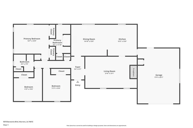$299,999 | 9578 Barataria Boulevard, Marrero, LA 70072