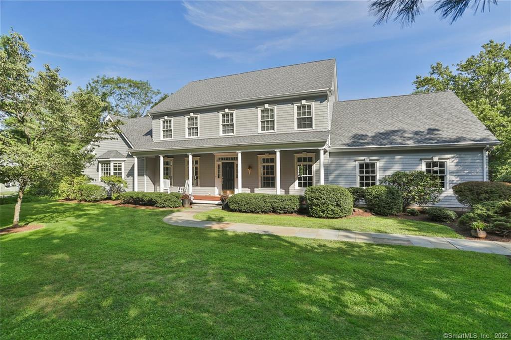 405 Hill Farm Road Fairfield, CT 06824 - Photo 1 of 1 Architecturally Custom Designed Home in Lower Greenfield Hill on a Beautifully Landscaped Property with Two Koi Ponds, Waterfalls & Custom Stone Work.
