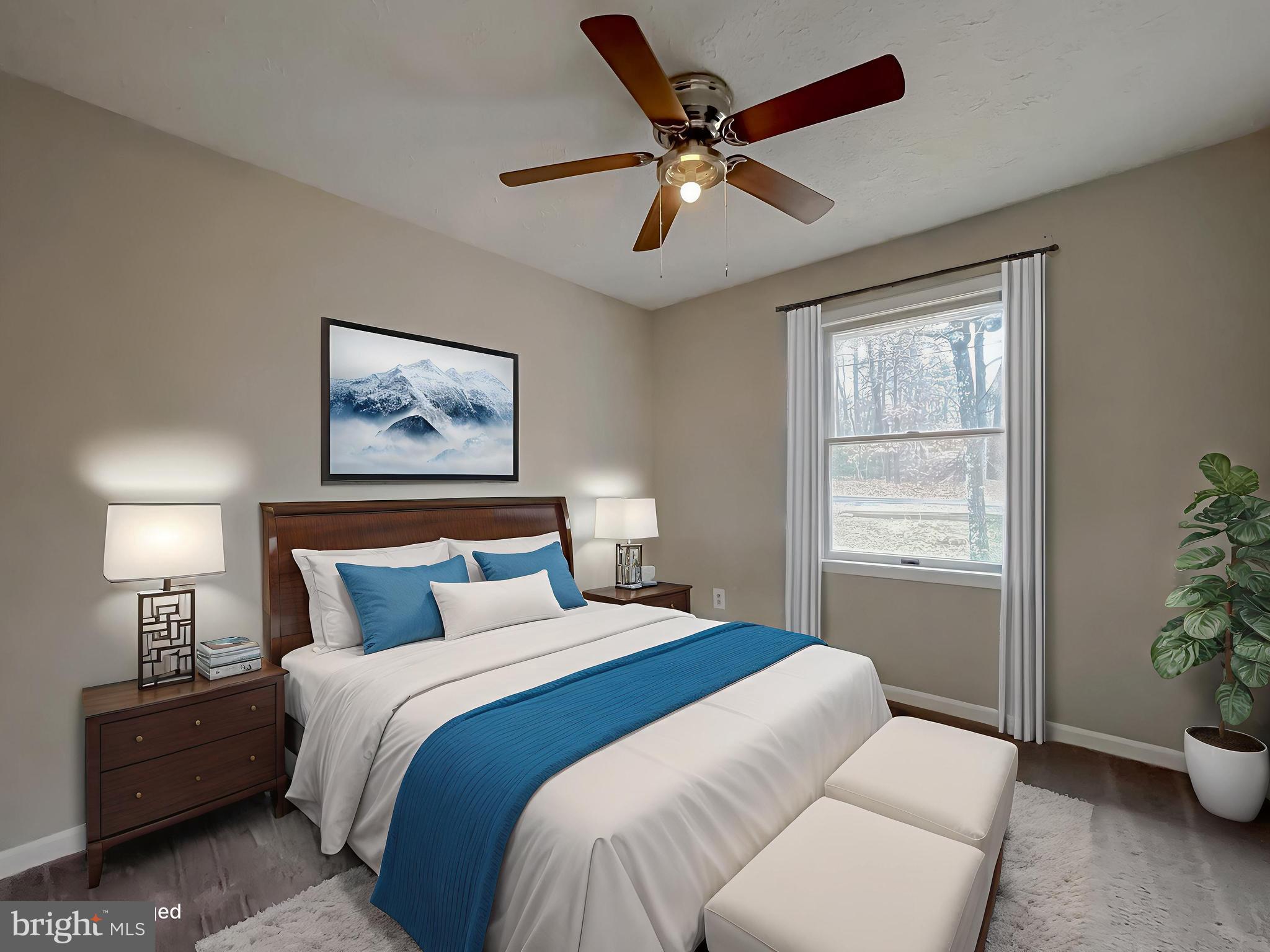 11106 Rawhide Road Lusby, MD 20657 - Photo 17 of 40 Virtually Staged Bedroom 1