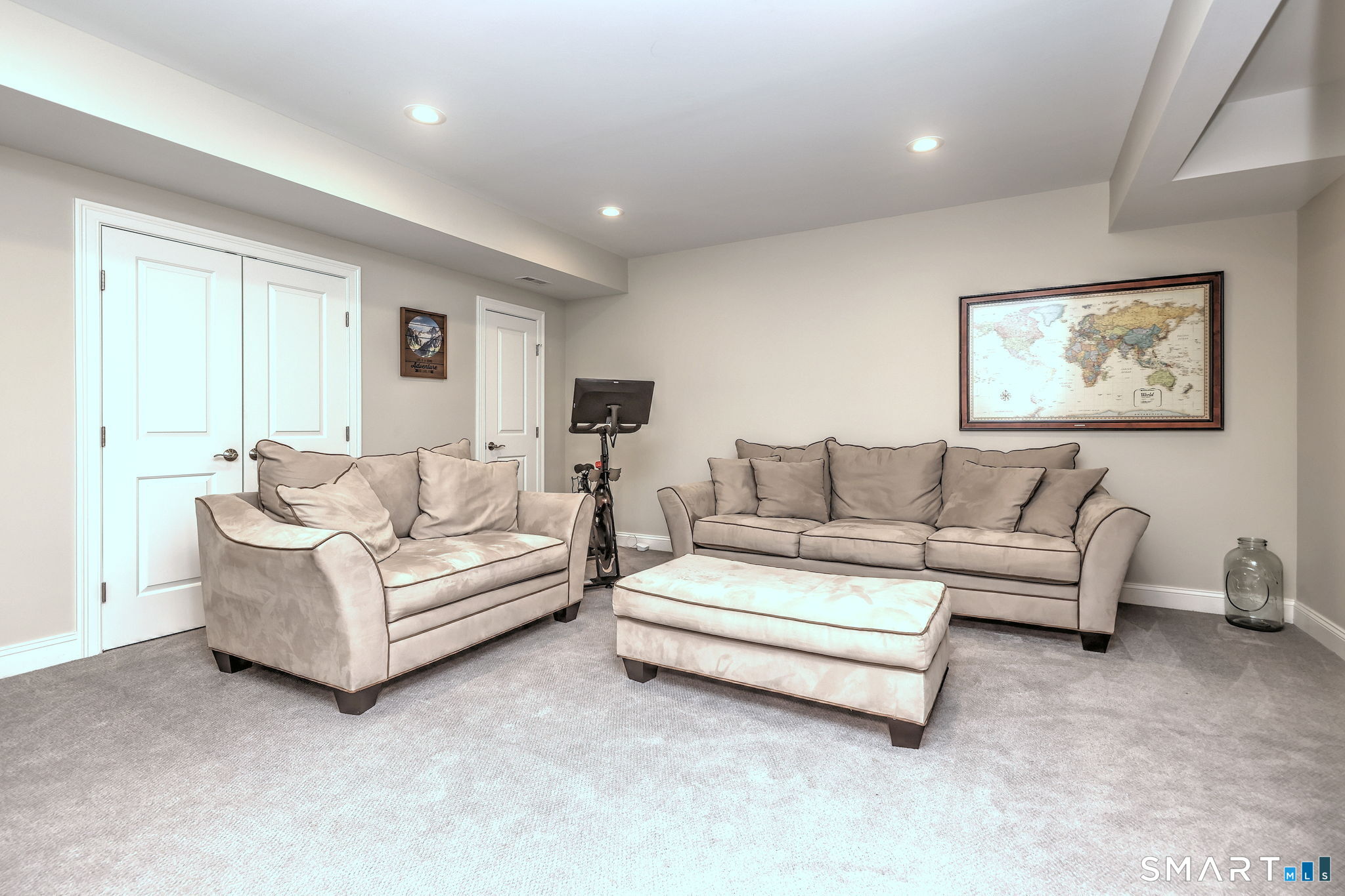 184 Wells View Road, Unit 184 Shelton, CT 06484 - Photo 25 of 40 Lower level rec room