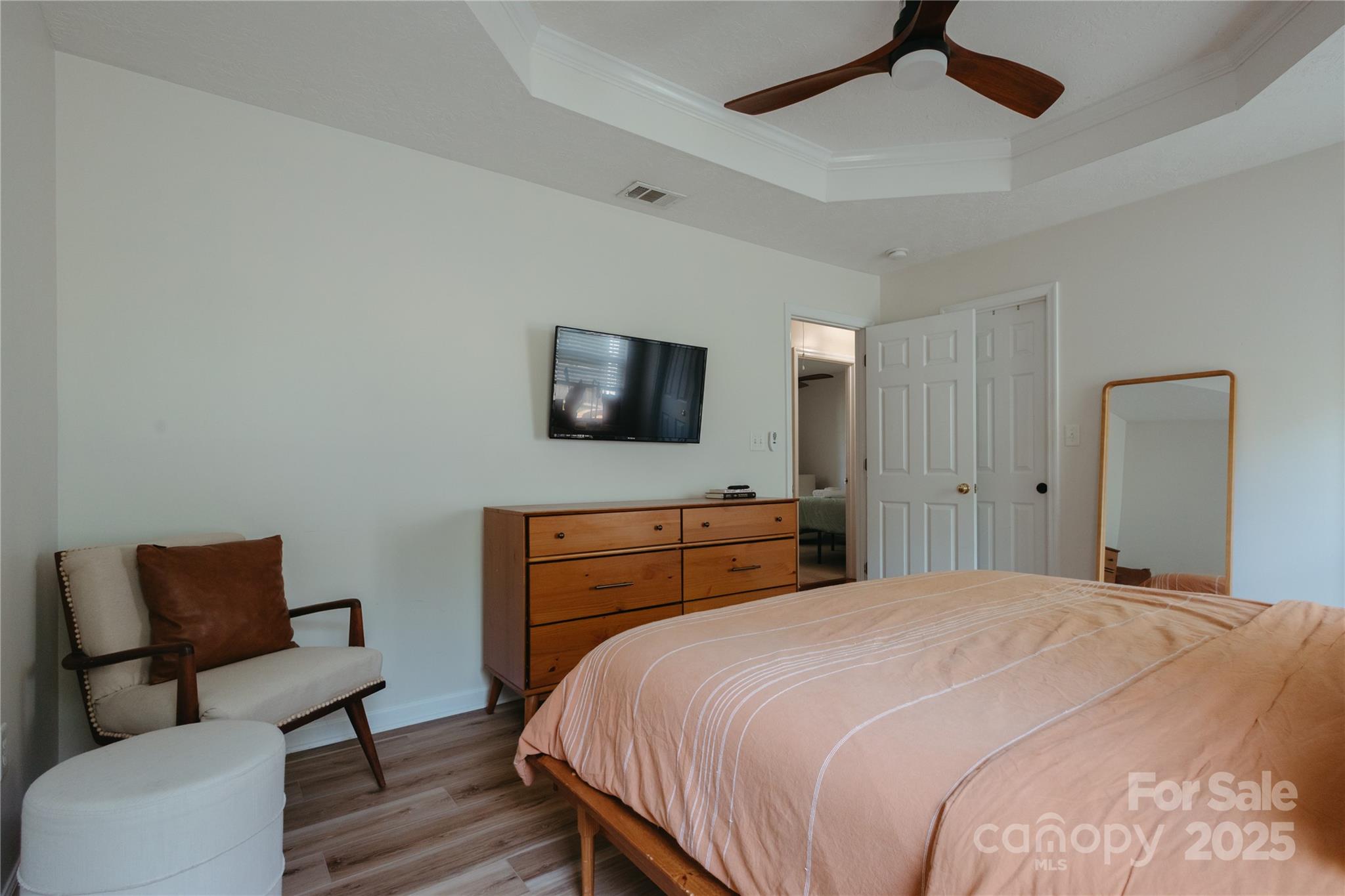 68 Lorry Court North Augusta, SC 29841 - Photo 8 of 16 a bedroom with a bed and a television