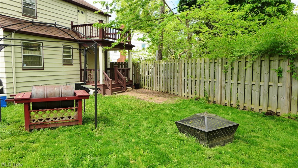 2275 North Taylor Road Cleveland, OH 44112 - Photo 9 of 12 Smoker, Fire Pit and Deck for Adult Fun as well!