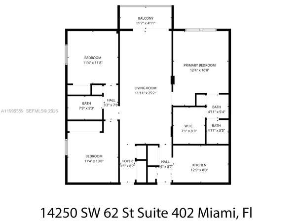 $2,350 | 14250 Southwest 62nd Street, Unit 402, Miami, FL 33183