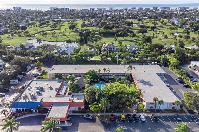 an aerial view of a city with lots of residential buildings