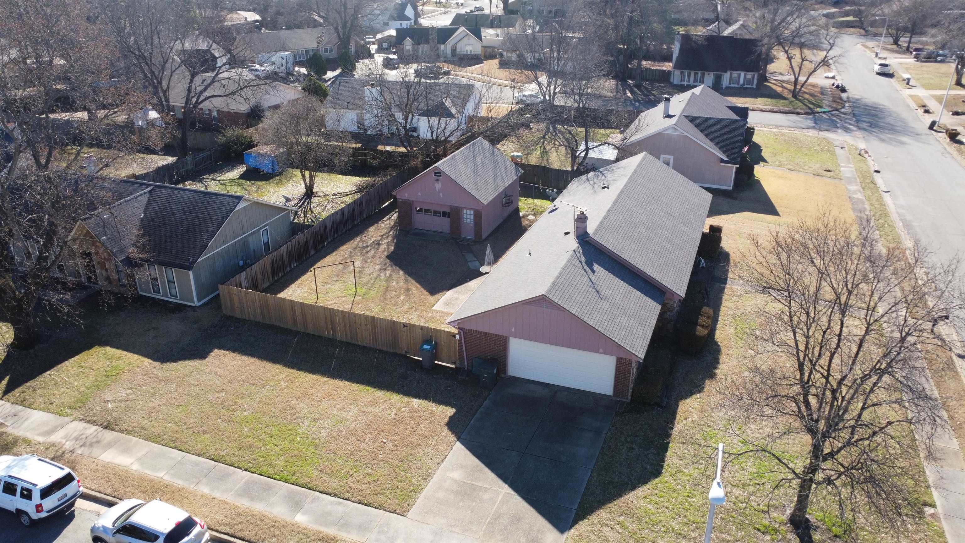 4192 Shadowfall Drive Memphis, TN 38141 - Photo 24 of 24 an aerial view of a house with a yard