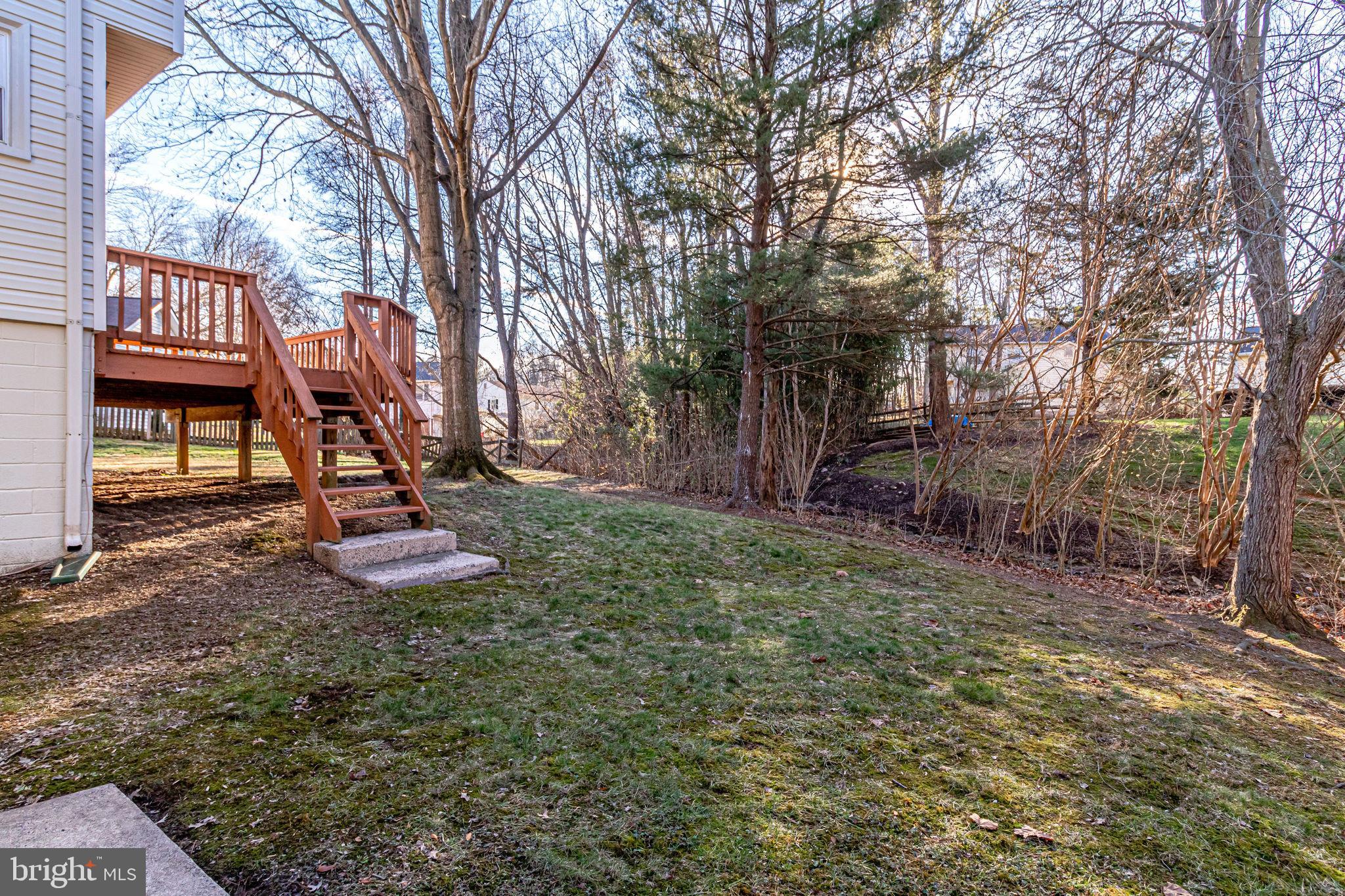7818 Cliffside Court Springfield, VA 22153 - Photo 53 of 53 Large deck with walk down to yard