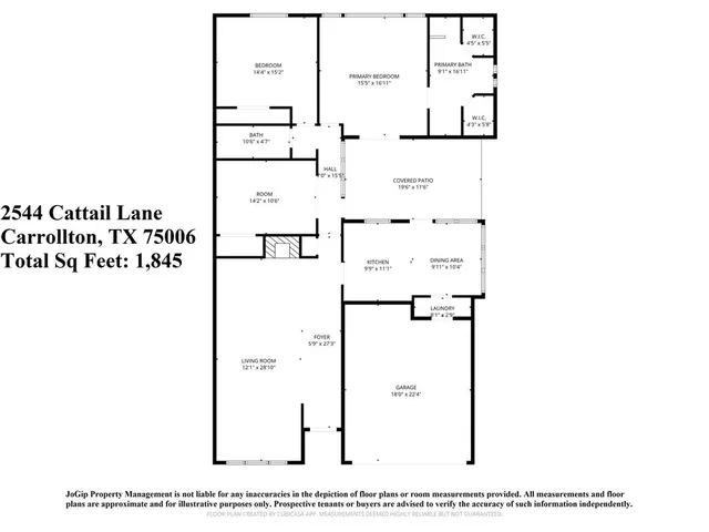 $2,500 | 2544 Cattail Lane, Carrollton, TX 75006