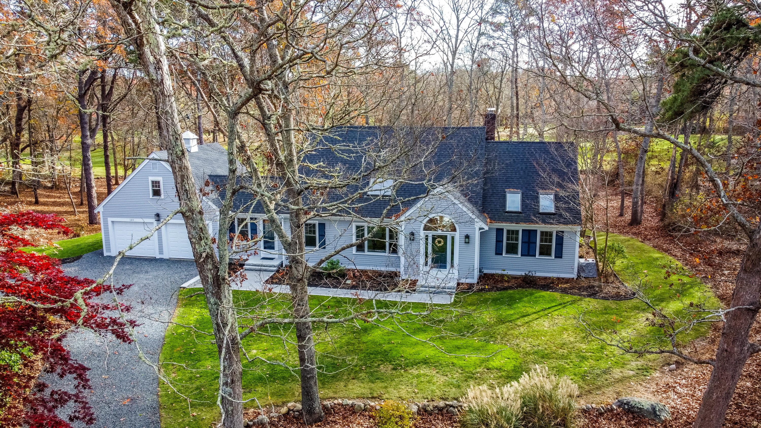 189 Dromoland Lane Barnstable, MA 02630 - Photo 38 of 40 front view of house with a yard