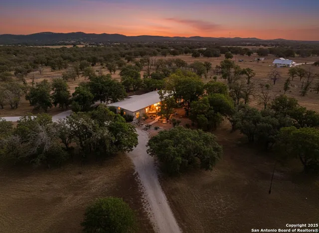 a view of city and mountain