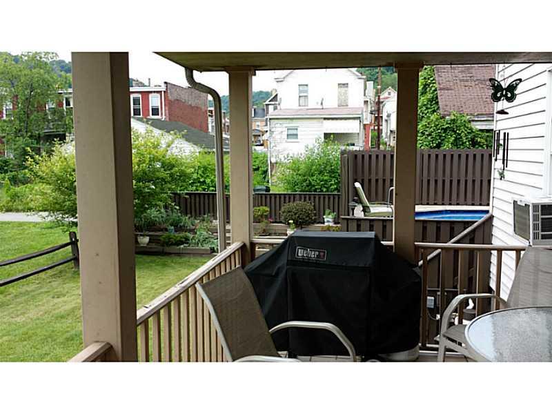 808 9th Street McKees Rocks, PA 15136 - Photo 23 of 23 Patio/Deck. off kitchen, sliding glass doors, on side of house.