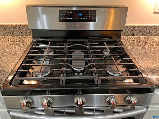 a close view of stove top oven