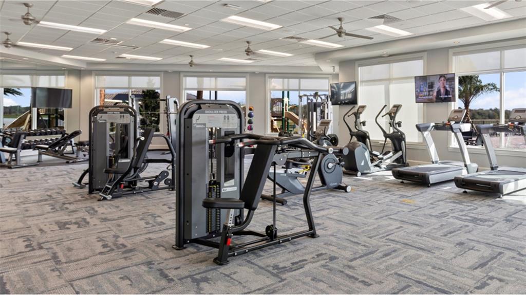 17021 Polo Trail Lakewood Ranch, FL 34211 - Photo 40 of 42 a view of a room with gym equipment