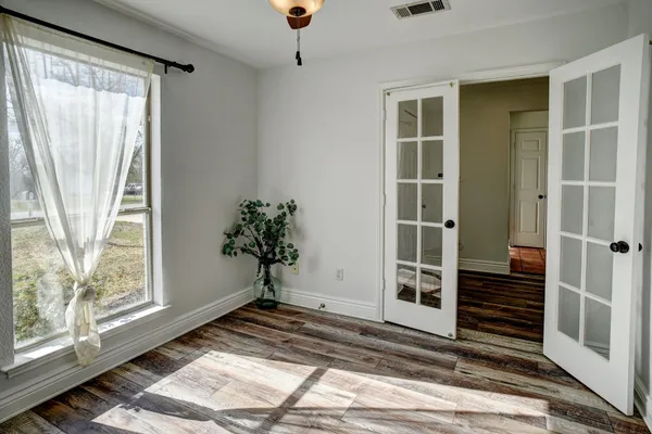 a view of a entryway door of the house
