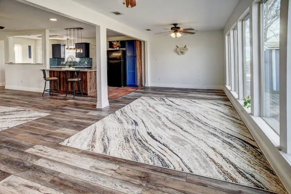 a view of a living room