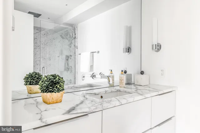 a bathroom with a sink