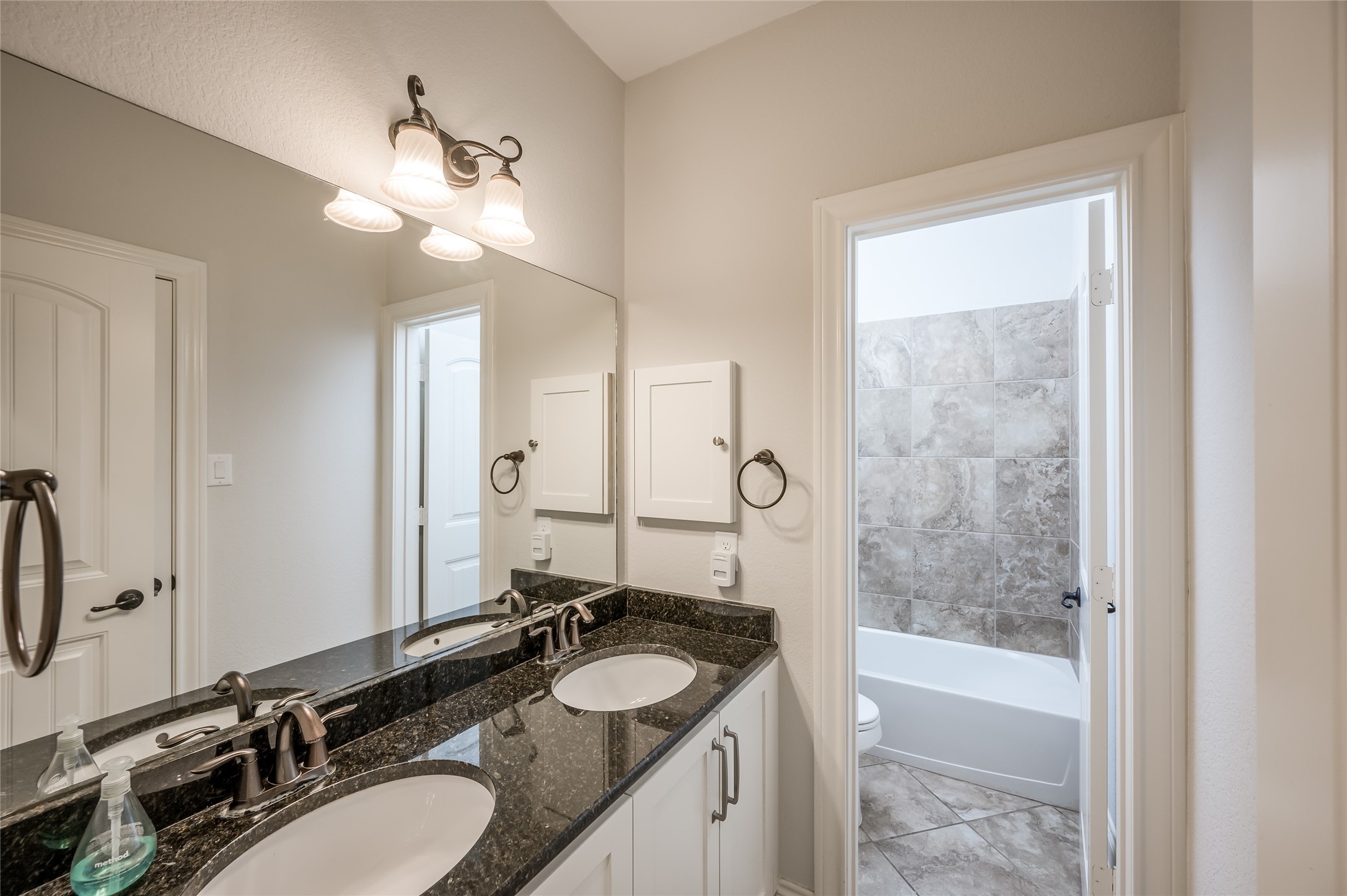 19006 Panther Peak Spring, TX 77388 - Photo 13 of 48 Double Vanity in Secondary bedroom