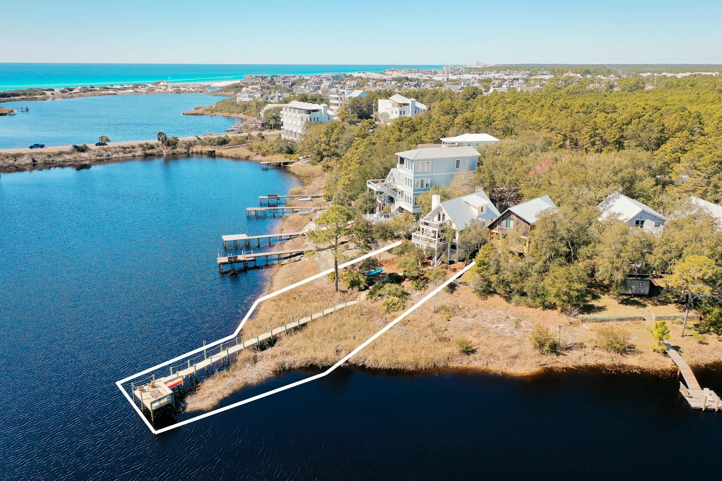134 Camp Creek Road North Inlet Beach, FL 32461 - Photo 54 of 61 aerial view facing SW