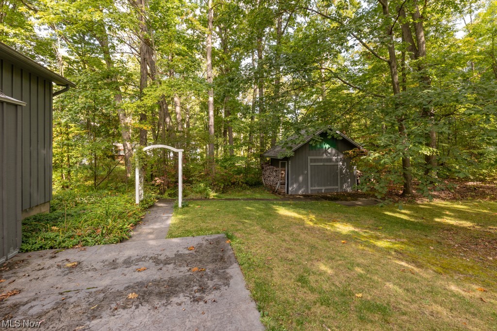 4616 Alliance Road Ravenna, OH 44266 - Photo 23 of 28 View of yard featuring a storage unit