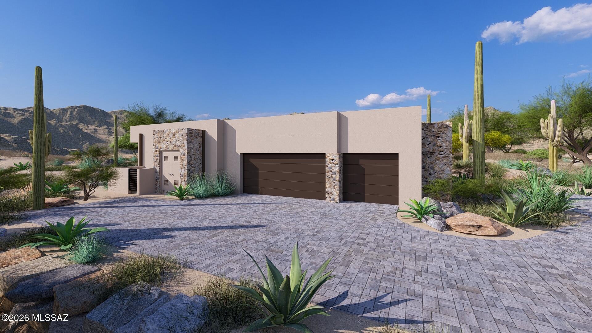 14958 North Slippery Ridge Loop, Unit 416 Oro Valley, AZ 85755 - Photo 3 of 17 Left Side Rendering- Lot 416