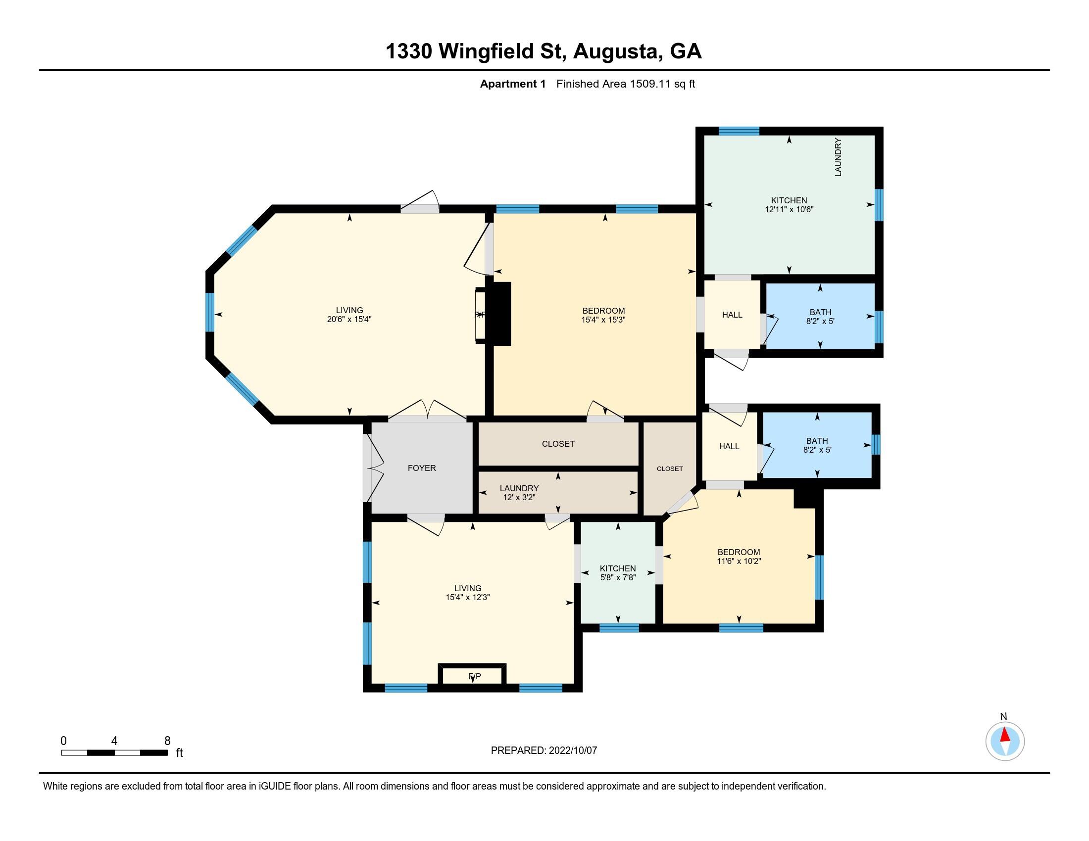 1330 Wingfield Street Augusta, GA 30904 - Photo 10 of 13 Downstairs Untis 1 and 2