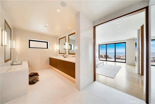 a view of roof deck with patio