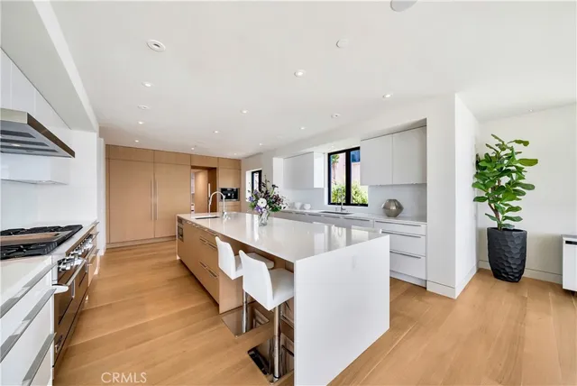 a view of a dining room with furniture and window