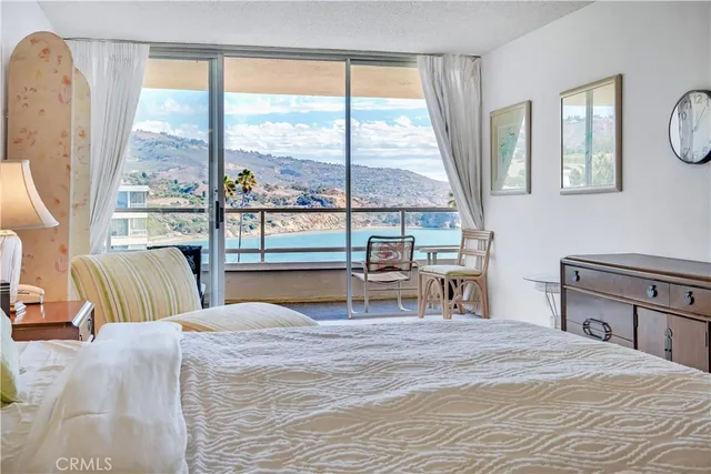 a view of a terrace with a garden