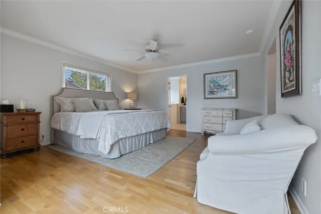 a living room with a bed and furniture