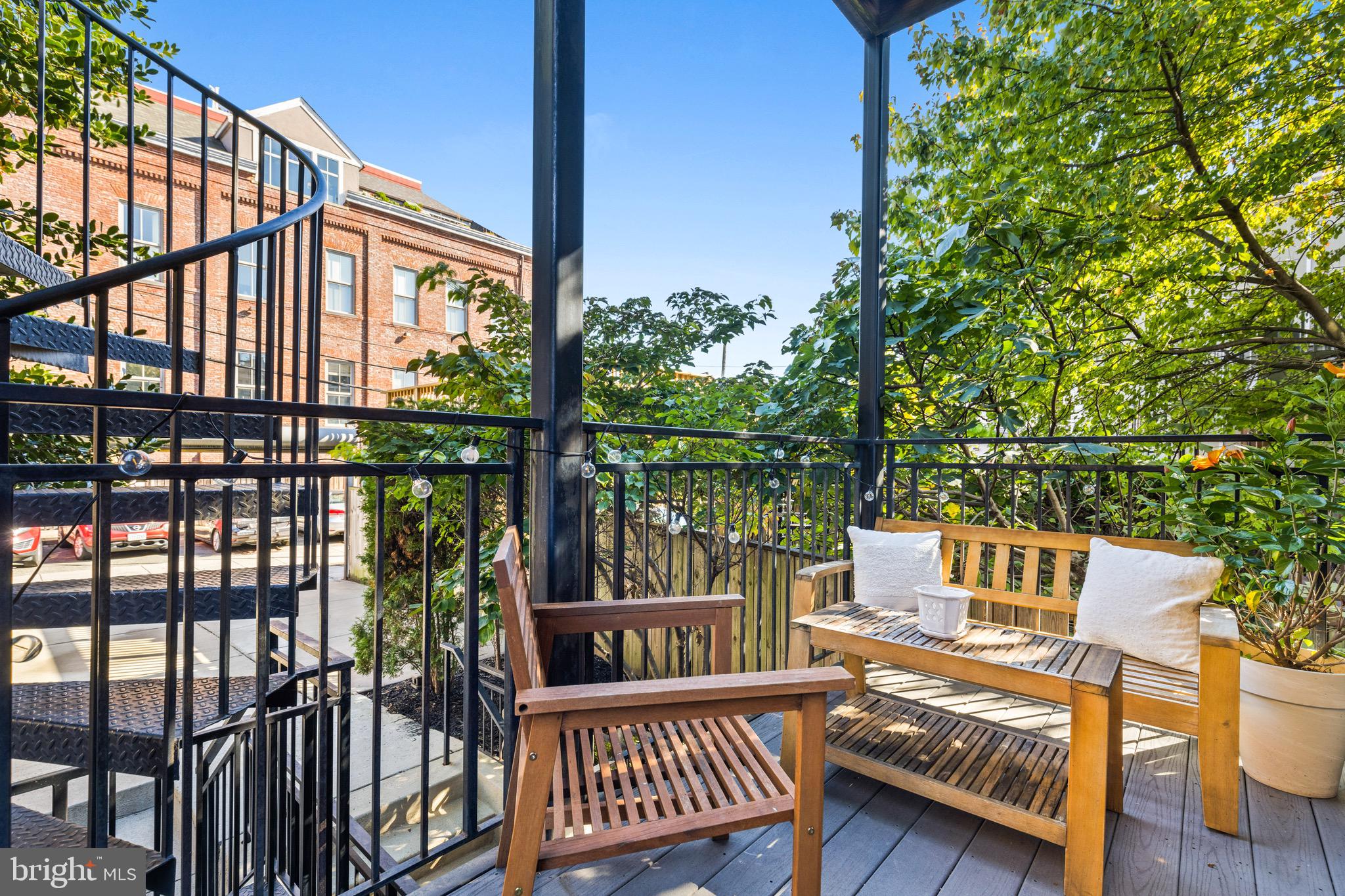 2435 Ontario Road Northwest, Unit 3 Washington, DC 20009 - Photo 15 of 20 Rear Patio/Deck