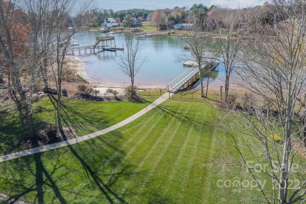 144 Greyfriars Road Mooresville, NC 28117 - Photo 36 of 43 a view of a lake from a balcony