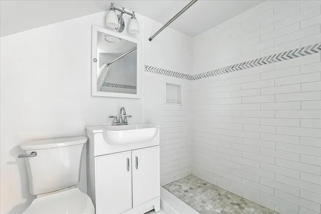 a aerial view of a house